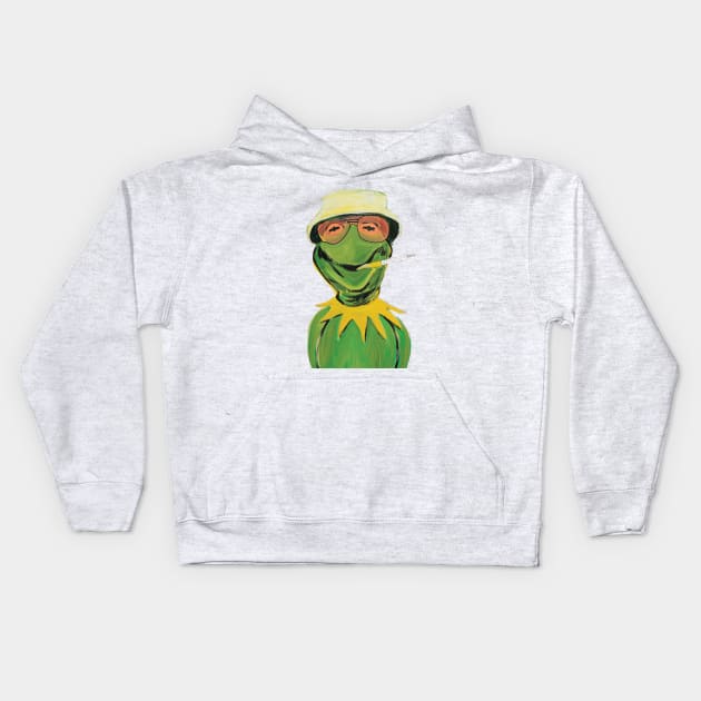 Kermit S. Thompson Kids Hoodie by Anthony Statham